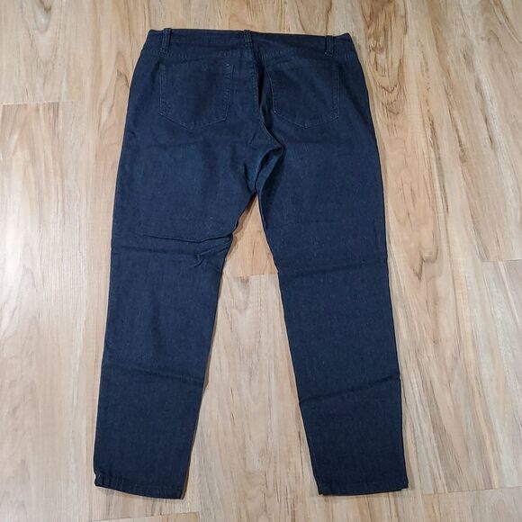 🔺️Forever 21 Blue Skinny Ankle Jeans Size 10/30 - Picture 3 of 9